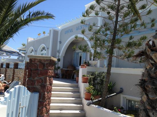 Alkyon Hotel Kamari  Ngoại thất bức ảnh
