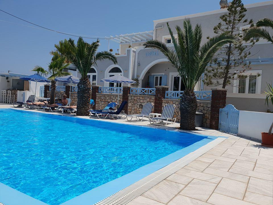 Alkyon Hotel Kamari  Ngoại thất bức ảnh